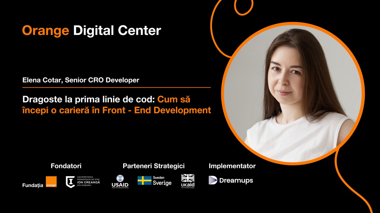 Dragoste la prima linie de cod: Cum să începi o carieră în Front-End Development
