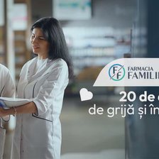 Farmacia Familiei – 20 de ani de grijă și încredere (VIDEO)
