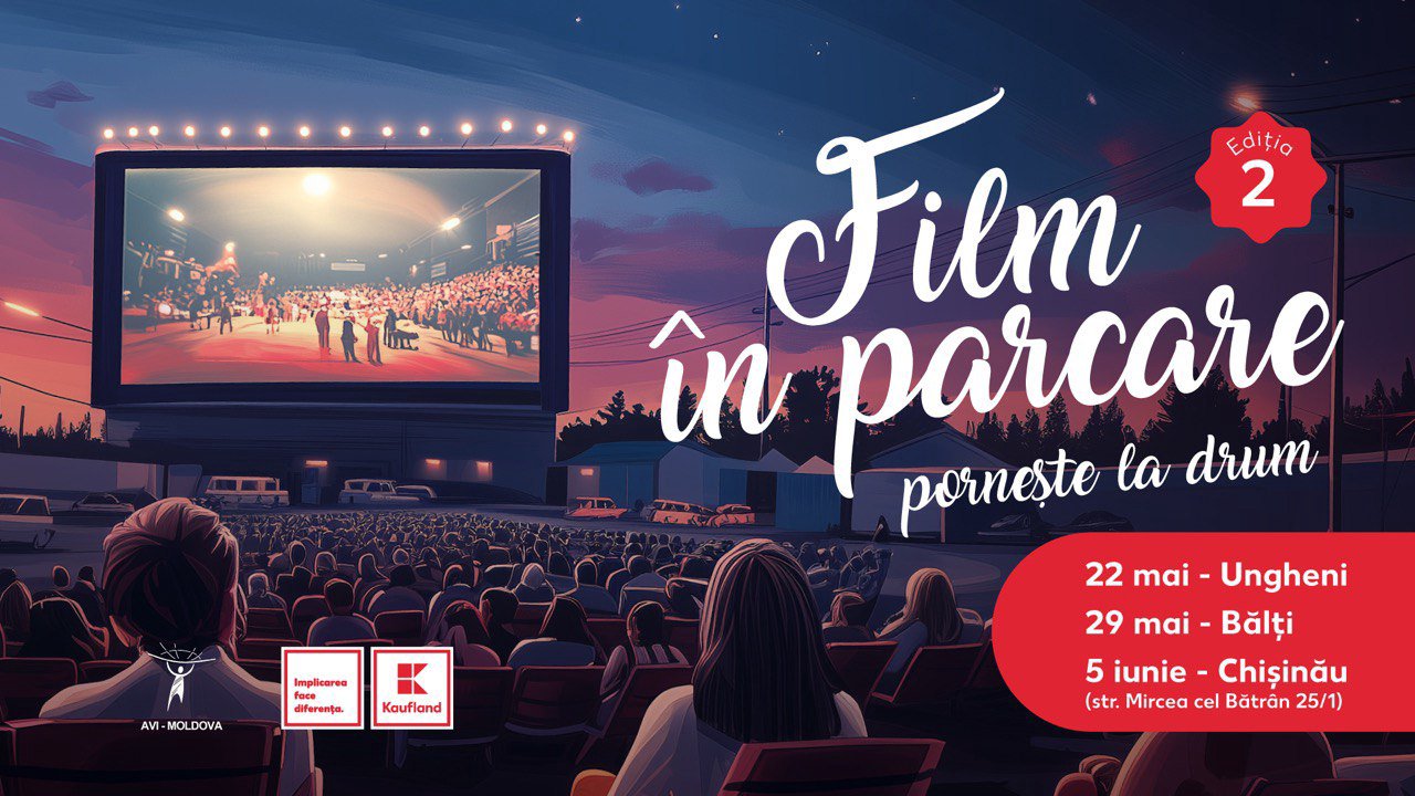 Kaufland alături de AVI Moldova te invită la o nouă ediție de „Film în Parcare”