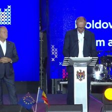 Maia Sandu și liderii europeni, în fața moldovenilor din PMAN (LIVE/FOTO)