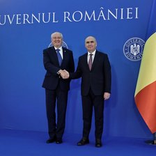 Munteanu, în prima vizită oficială la București. Bolojan: România sprijină aderarea accelerată a Republicii Moldova la UE (VIDEO)
