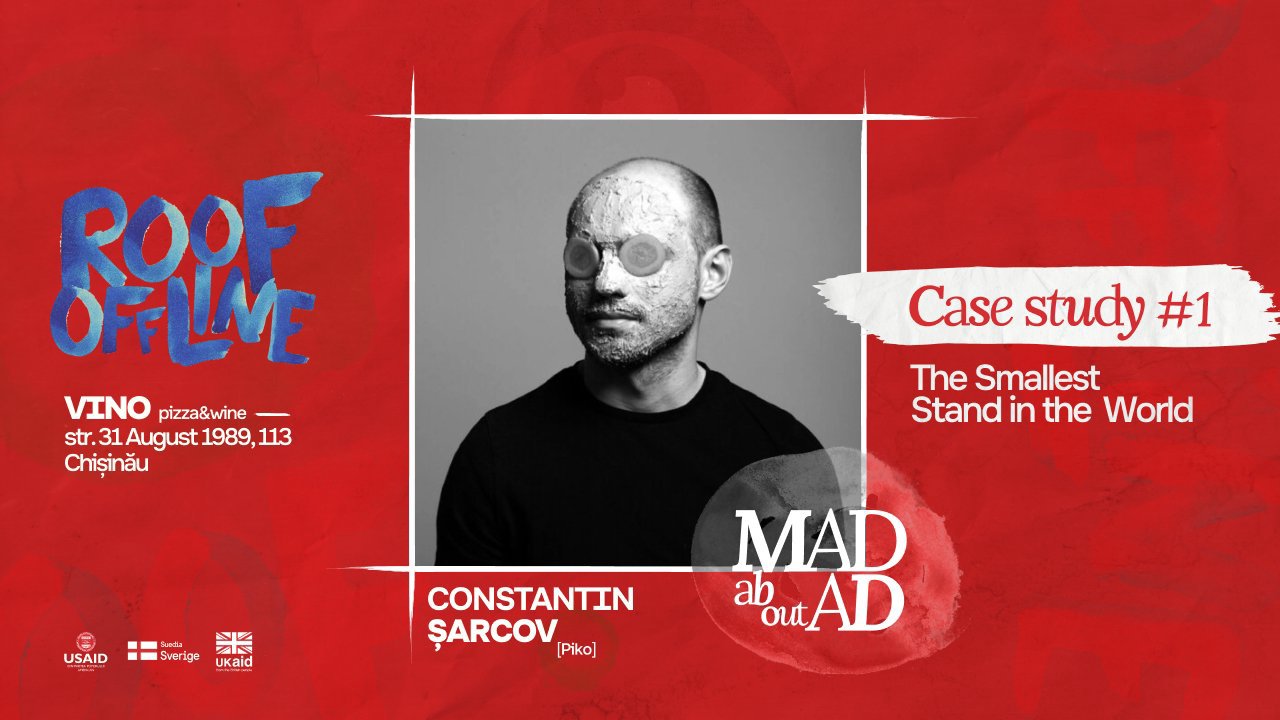 Faceți cunoștință cu primul speaker de la #ROOFOFFLINE: MAD about AD 