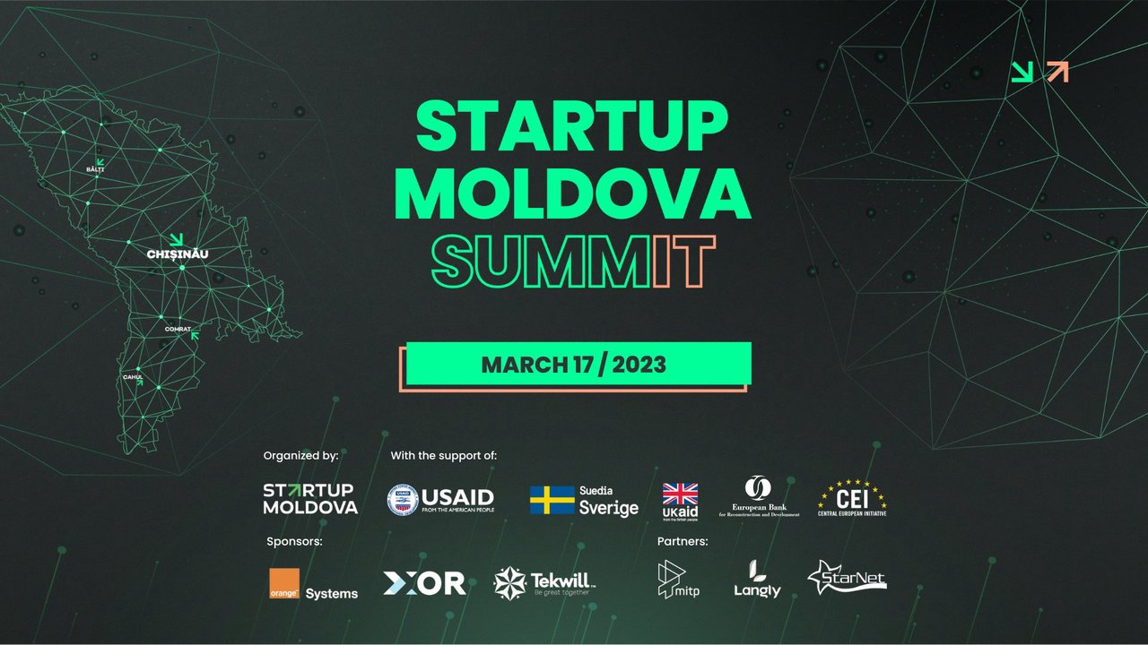 Startup Moldova Summit 2023: Cel mai mare eveniment dedicat startup-urilor tehnologice din Moldova
