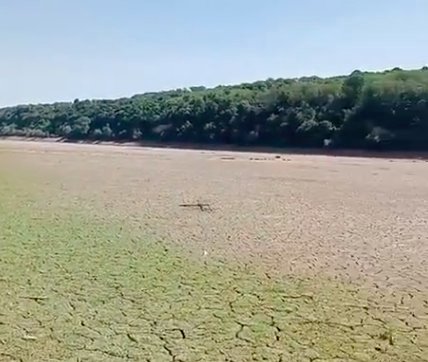 Ucraina: Un segment din râul Nistru, aproape secat. Reacția Ministerului Mediului din R. Moldova (VIDEO)