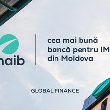 Maib - desemnată „Cea mai bună bancă din Moldova pentru IMM-uri” de Global Finance