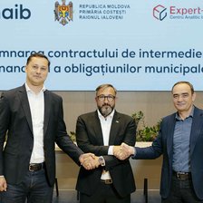 Maib intermediază financiar emisiunea de obligațiuni municipale pentru Primăria Costești în valoare de 4,5 milioane lei  
