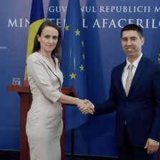 Șefa de la Externe din România, în vizită oficială la Chișinău: „Relația noastră este bazată pe un viitor comun”