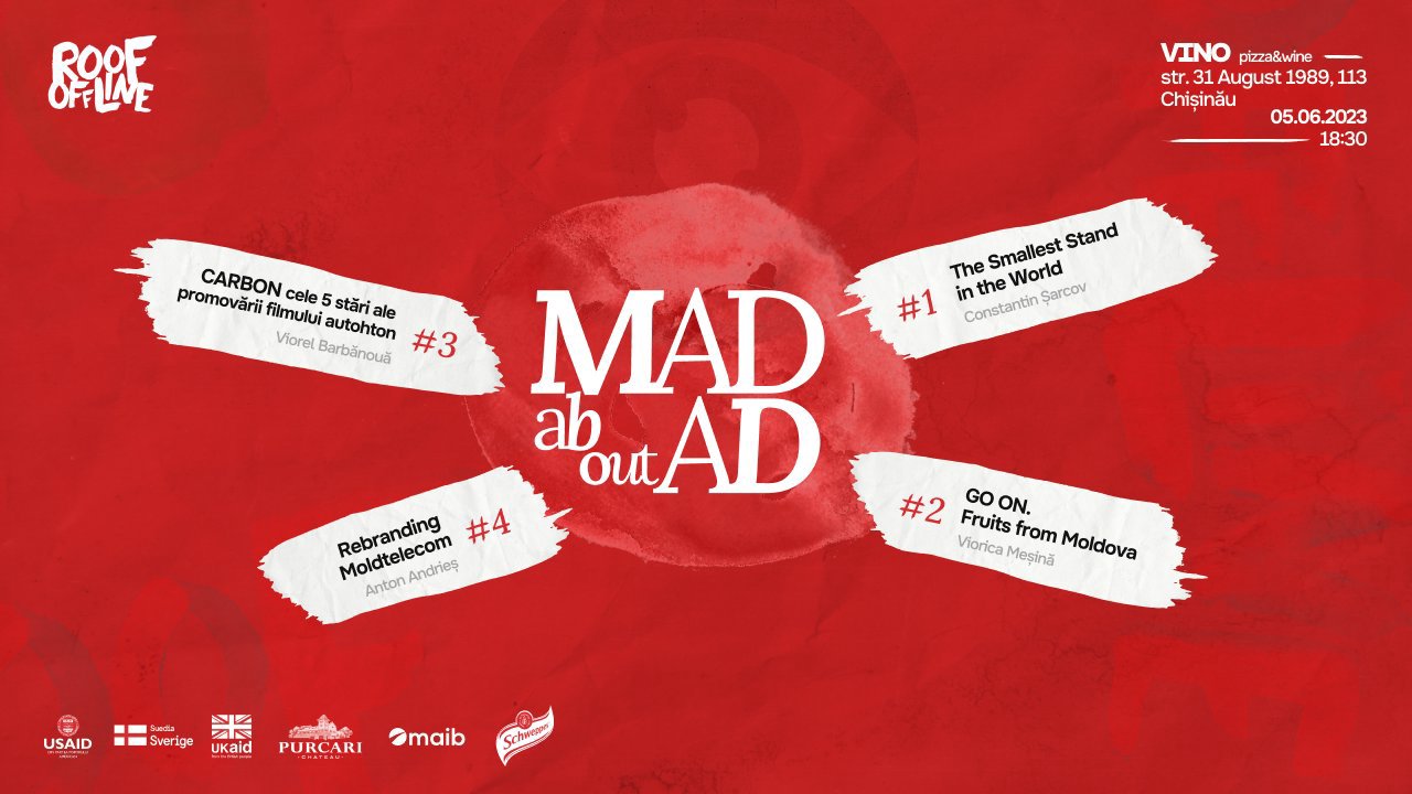 Line-up-ul starurilor din publicitatea locală la #ROOFOFFLINE: MAD about AD