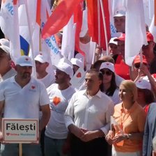 PSRM, PCRM, „Viitorul Moldovei” și „Inima Moldovei”, uniți la un protest în centrul capitalei (FOTO/VIDEO)