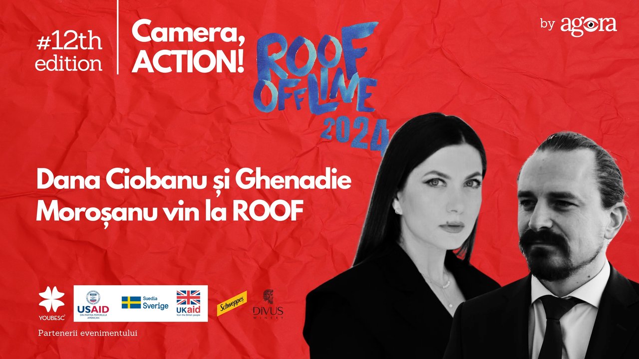 Ce face un actor când nu poate juca? Ne spun Dana Ciobanu și Ghenadie Moroșanu la ROOFOFFLINE Camera, Action!  