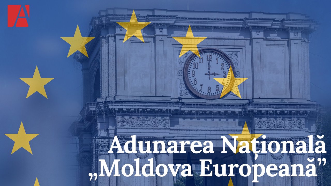 Adunarea Națională „Moldova Europeană”. Cetățenii sunt așteptați în PMAN pentru a-și arăta dorința de a merge pe drumul european