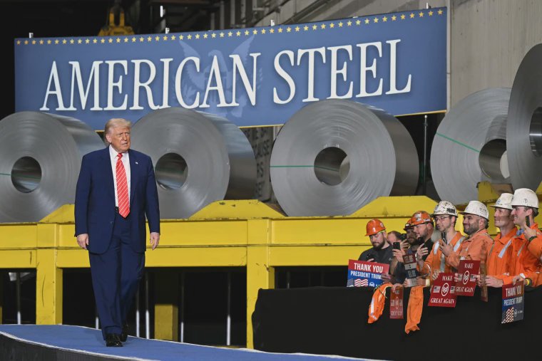 Trump dublează tarifele la oțel și aluminiu la 50%. Anunță o investiție în domeniu de 14 miliarde de dolari în parteneriat cu Japonia