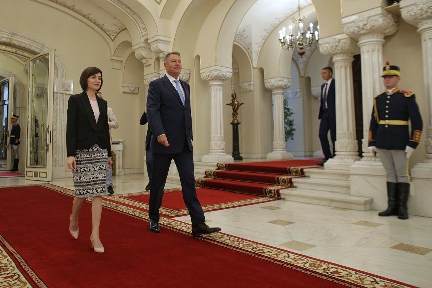 Maia Sandu, în discuții cu Klaus Iohannis: Integrarea UE  -  principalul subiect