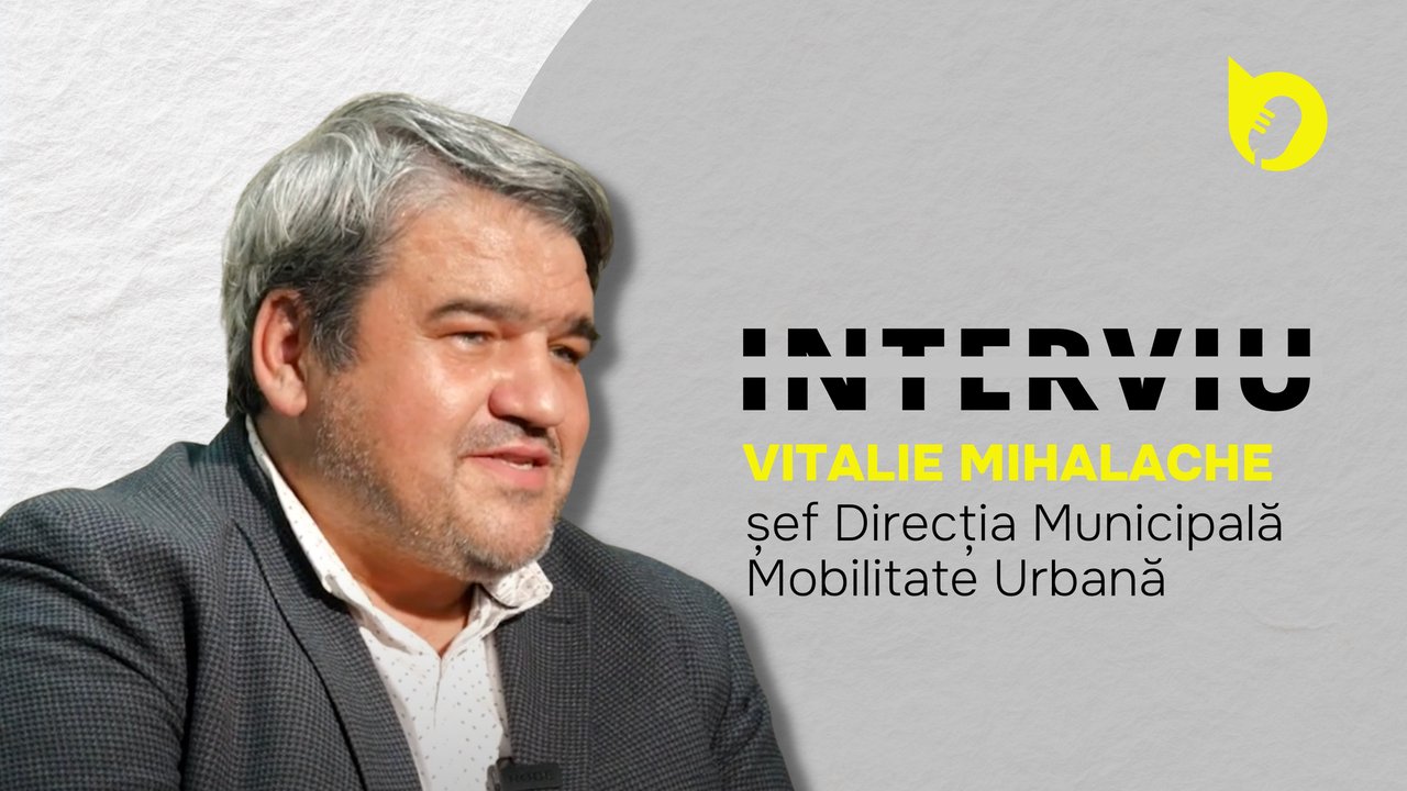INTERVIU VIDEO | Vitalie Mihalache, despre milioanele din haznaua Direcției Mobilitate Urbană, șantierele din oraș și schimbările care vor fi făcute pe mai multe străzi 