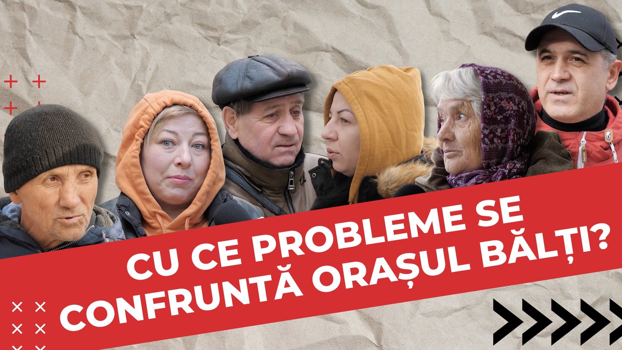 Drumuri rele, animale fără stăpân, puține locuri de muncă. Locuitorii din Bălți, despre principalele probleme ale orașului (VOX)