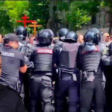 Un polițist ar fi ținta unei campanii de denigrare lansate de propaganda pro-rusă

