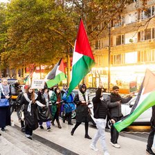 Marș de solidaritate cu Palestina, organizat la Chișinău. „Neutralitatea nu mai este o opțiune” și „Tăcerea este inacceptabilă”