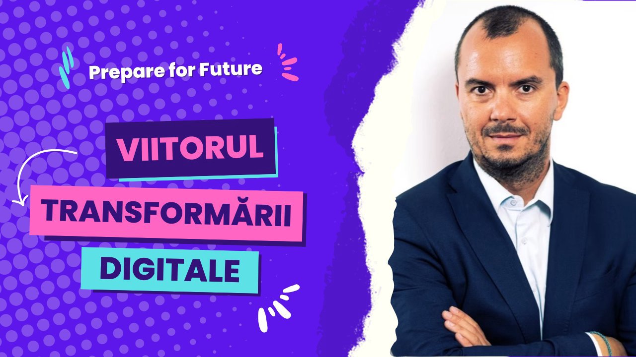 Prepare for Future #39 | Bogdan Putinică, Microsoft, Despre Viitorul Transformării Digitale "Putem să ne facem mai multe ghișee, să cumpărăm mai multe imprimante, să angajăm mai mulți oameni sau putem să facem o aplicație mobilă cum am văzut că va apărea în Moldova."