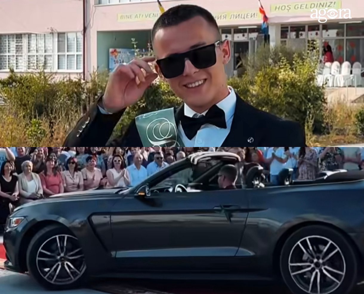 Absolvire cu fast la Congaz: Plimbare cu o decapotabilă și vacanță-cadou pentru dirigintă