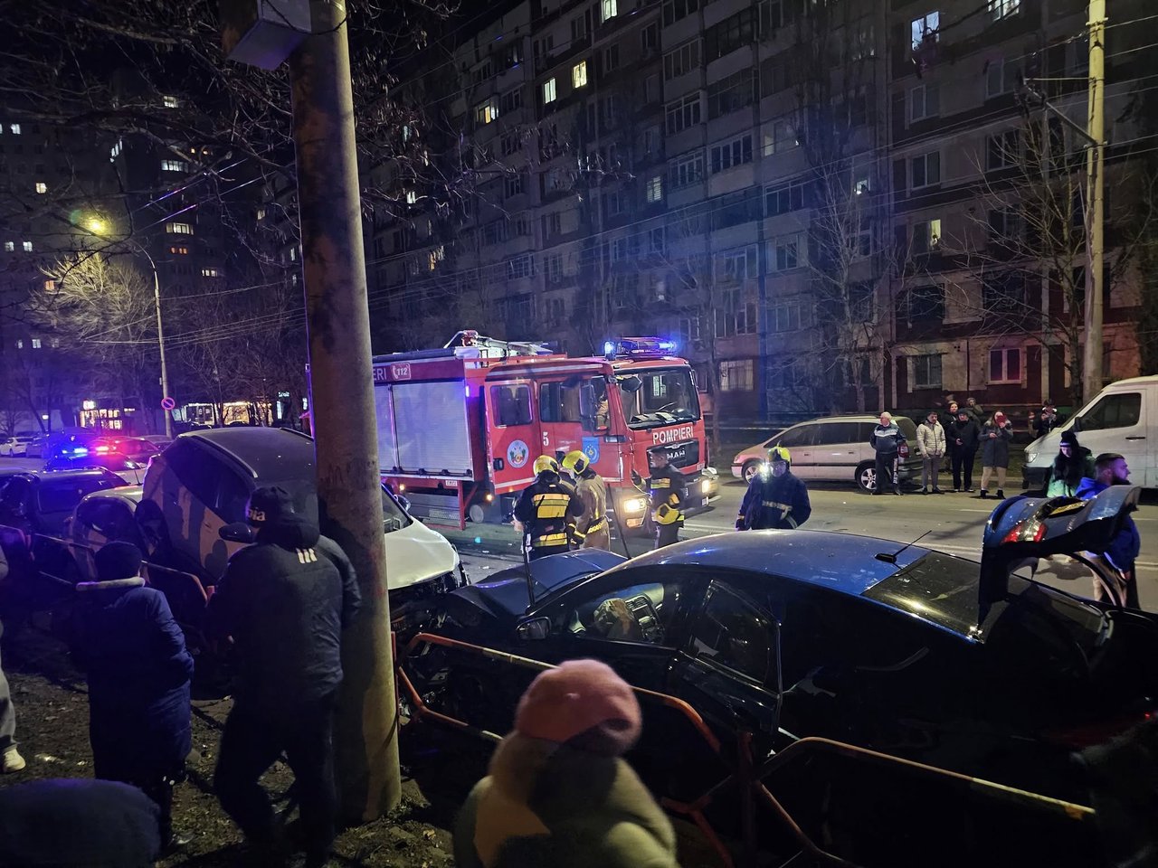 Chișinău: Șapte automobile, avariate într-un accident în lanț pe strada Ceucari (FOTO/VIDEO)