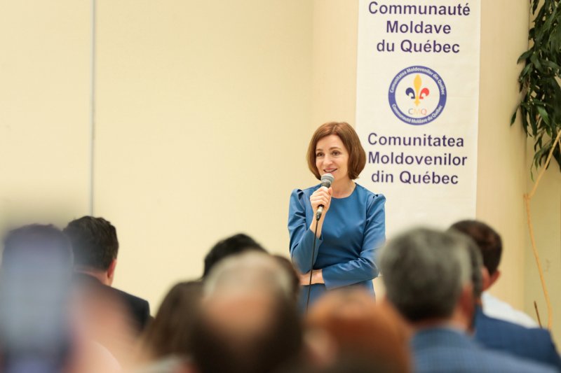 Maia Sandu, la întâlnire cu diaspora din Canada. În discuții - reformele din țara noastră, dar și problemele moldovenilor din străinătate