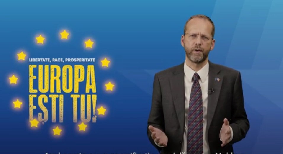 „Europa este familia ta. Și Europa ești TU”. Mesajul ambasadorului UE în R. Moldova de Ziua Europei (VIDEO)