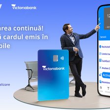Victoriabank: Activează-ți cardul nou în VB24 Mobile fără a face un drum la bancomat