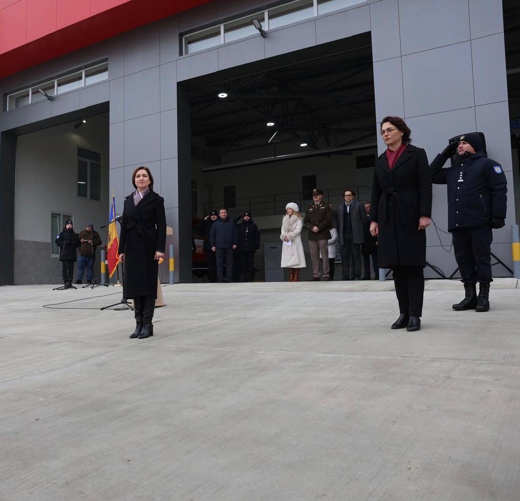 Post de pompieri independent energetic, inaugurat la Dondușeni. Sandu: Un exemplu pentru multe instituții din țară