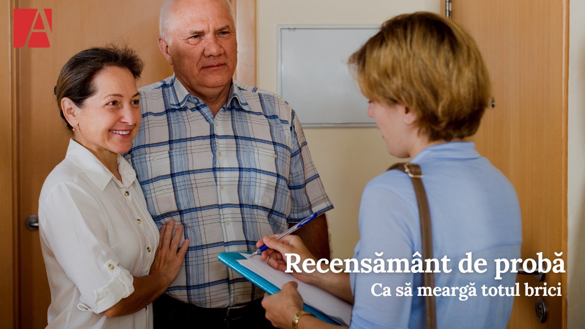  Ca să meargă totul brici: Au fost selectate localitățile în care va fi organizat Recensământul de probă
