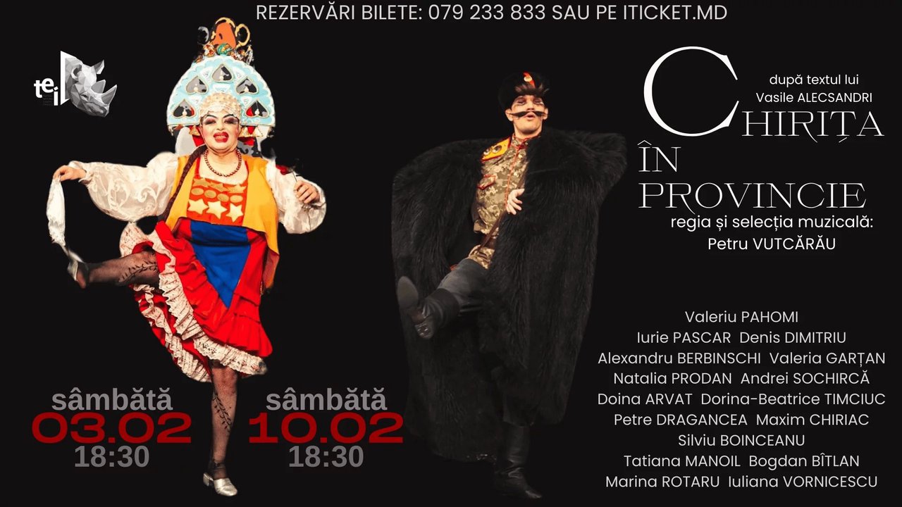 Weekend pe placul tău la Teatrul Național „Eugène Ionesco” 