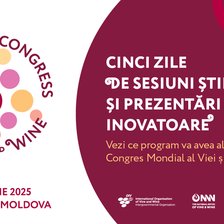 Cinci zile de sesiuni științifice și prezentări inovatoare. Vezi ce program va avea Congresul Mondial al Viei și Vinului
