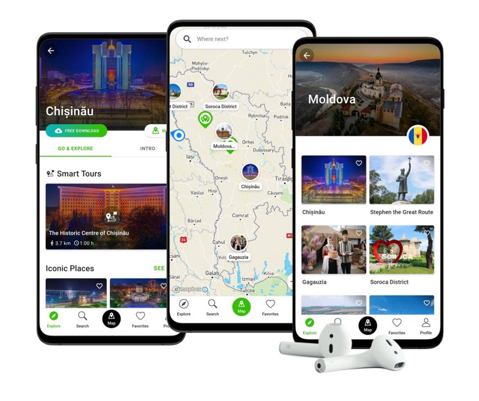 Moldova a lansat la Berlin primul ghid audio digital pentru turiști