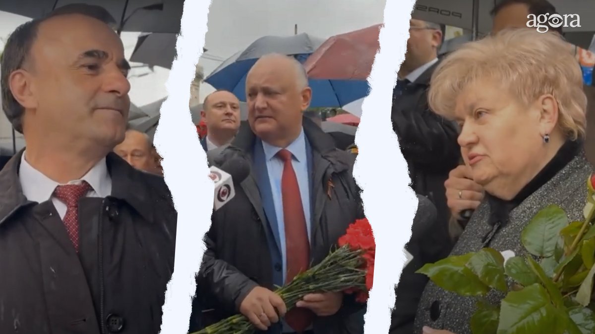 „Azi sărbătoresc ziua victoriei” și „Moldova-i liberă de LGBT”. Dodon, afiliați ai lui Șor și alți politicieni de la marșul „Memoriei”, despre 9 mai 