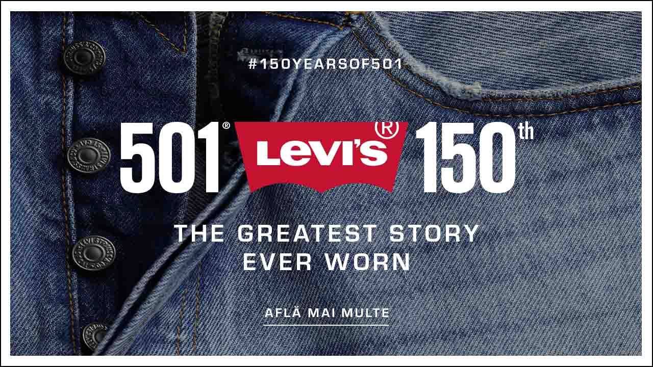 Anul 2023 marchează o aniversare istorică pentru Levi’s - 150 de ani de 501® 