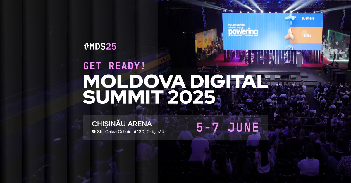 Lideri tech mondiali și naționali urcă pe scena Moldova Digital Summit 2025: Ia-ți biletul acum