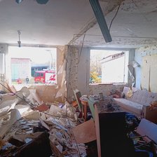 Explozie într-un  apartament din Florești: Două persoane au fost rănite, iar 51 - evacuate