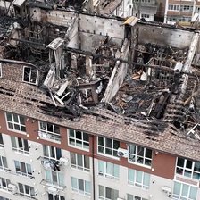 Incendiul din Durlești: Mai multe apartamente au fost distruse în totalitate. Imagini aeriene surprind amploarea dezastrului (VIDEO)