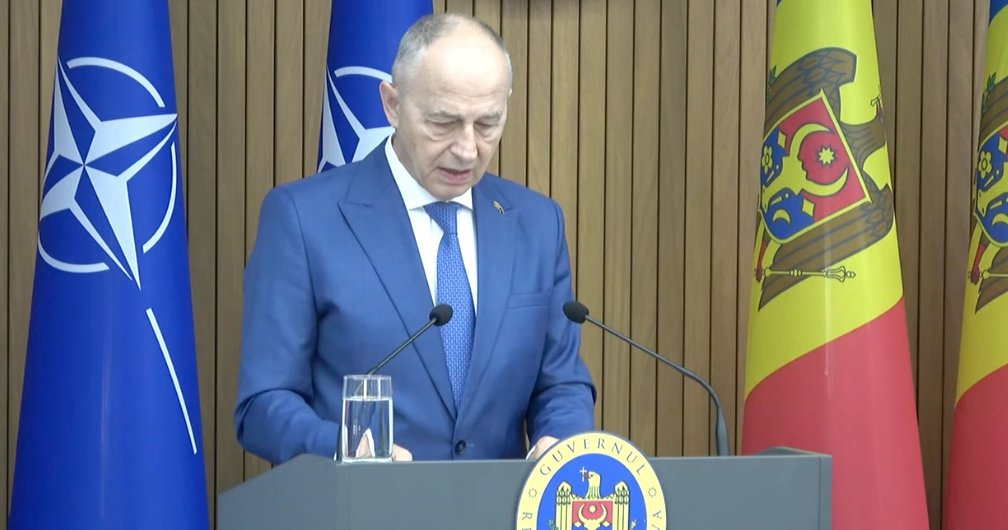 Conferință de presă susținută de prim-ministrul R. Moldova, Dorin Recean, și secretarul general adjunct al NATO, Mircea Geoană (LIVE)