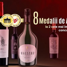 Rezultate remarcabile pentru Apriori Wine – 8 medalii de aur la 2 dintre cele mai prestigioase concursuri din lumea vinurilor