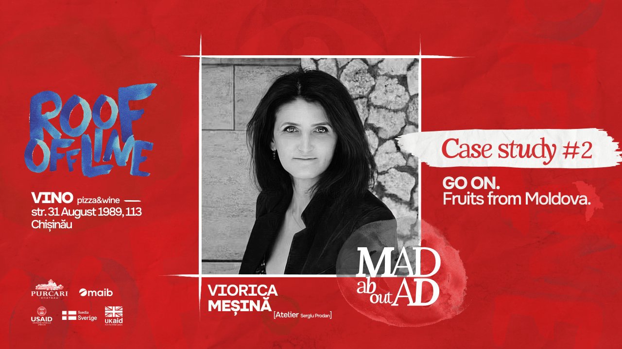 La  #ROOFOFFLINE: MAD about AD,  Viorica Meșină va povesti despre cum se nasc fenomenele 