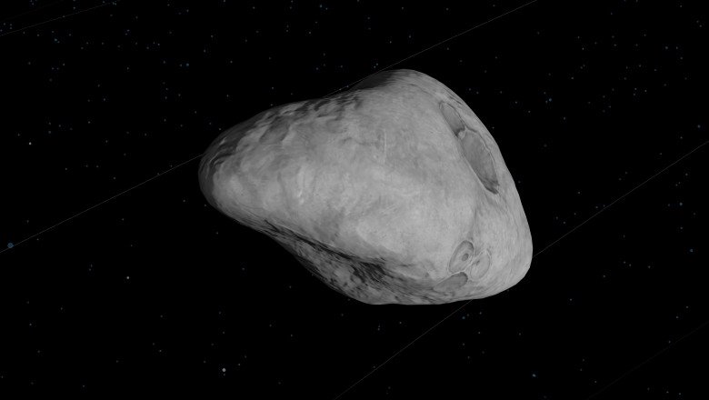 Un asteroid va trece sâmbătă pe lângă Pământ, de două ori mai aproape decât se află Luna