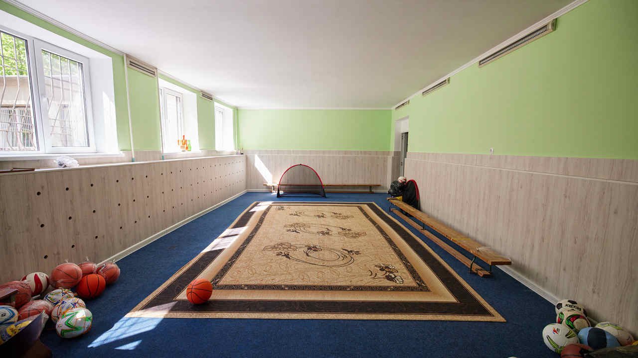 Sala de sport a școlii internat nr.5 din Chișinău a fost renovată, cu suportul A.S.I.C.S.