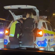 Trei mașini implicate într-un accident rutier la intersecția străzilor Alecu Russo și Nicolae Dimo (VIDEO)