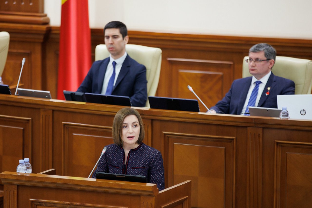 Maia Sandu, din plenul Parlamentului: În 2030, R. Moldova trebuie să fie țară membră a UE (VIDEO)