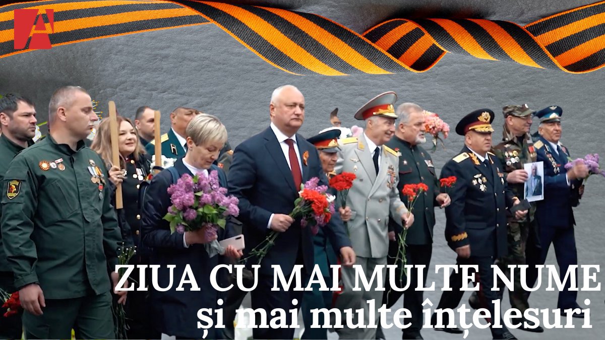 Ziua cu mai multe nume și mai multe înțelesuri. Tabloul manifestațiilor de 9 mai (VIDEO)