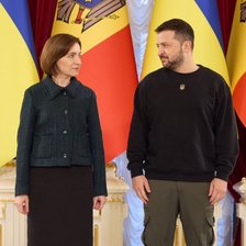 Criza din regiunea transnistreană, printre subiectele discutate de Sandu și Zelenski. Cei doi au avut o convorbire telefonică