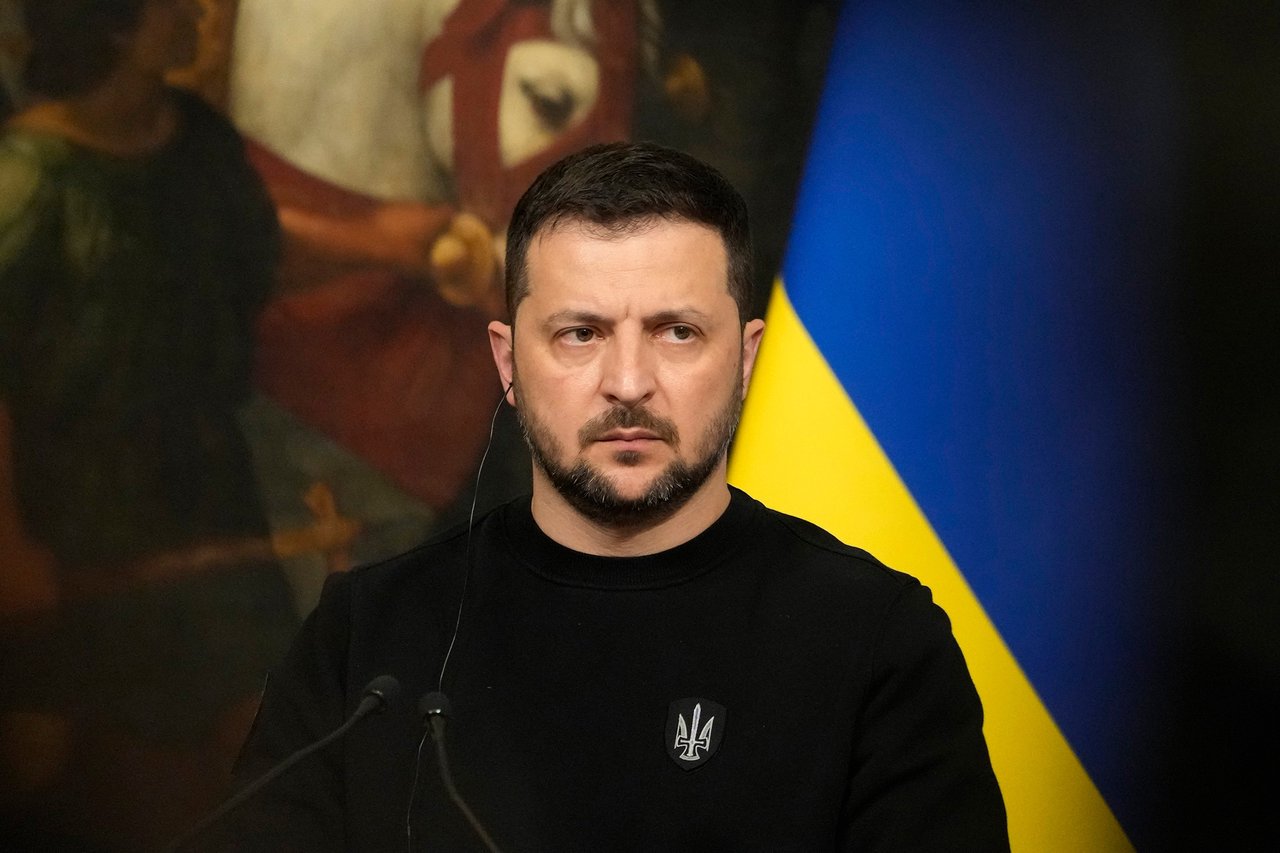 Ajutorul SUA, mobilizare, familie și Zalujnîi. Volodimir Zelenski a discutat cu jurnaliștii despre rezultatele anului 