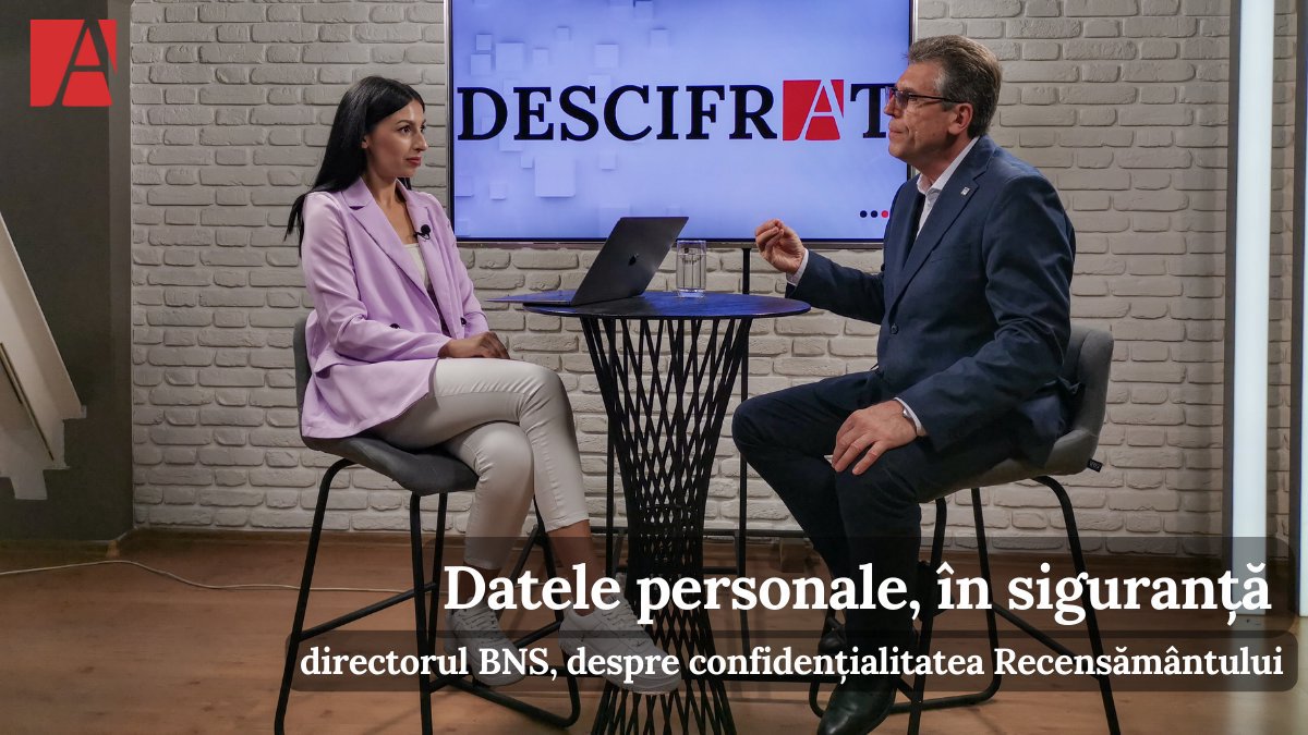 Datele personale vor rămâne personale și după Recensământ. Directorul BNS: „Recenzorii vor semna contracte de confidențialitate” (VIDEO)
