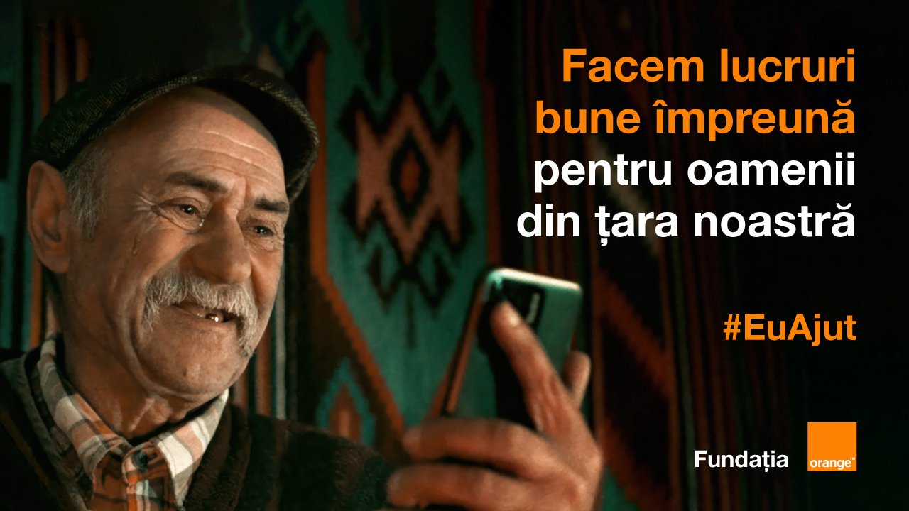 Cu Orange faci parte din ceva mai mult. Fiind cu Orange eu ajut. Tu ajuți. Noi ajutăm (VIDEO)