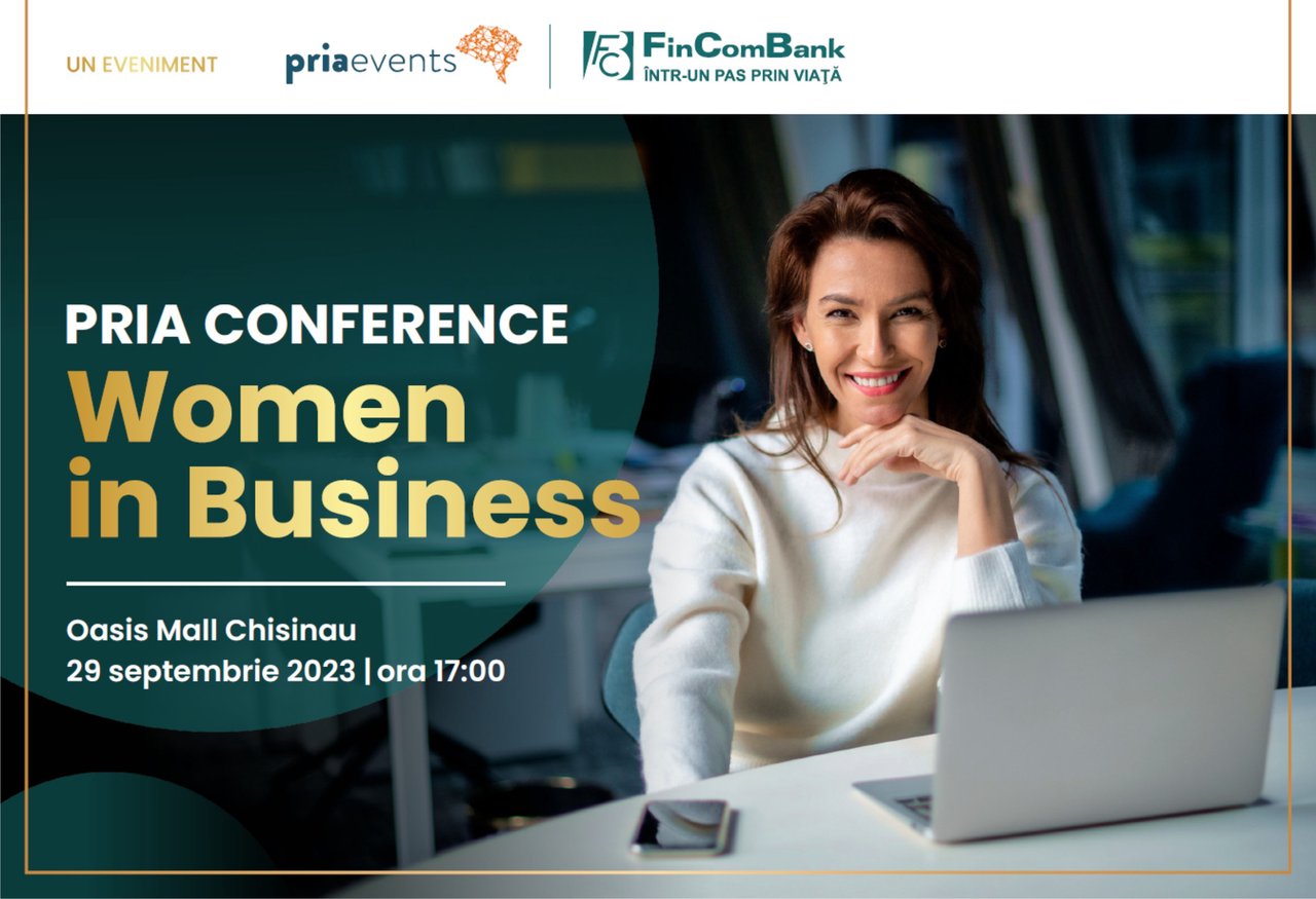 ACTUAL // Invităm femeile antreprenoare la evenimentul exclusiv Pria WOMEN IN BUSINESS Conference